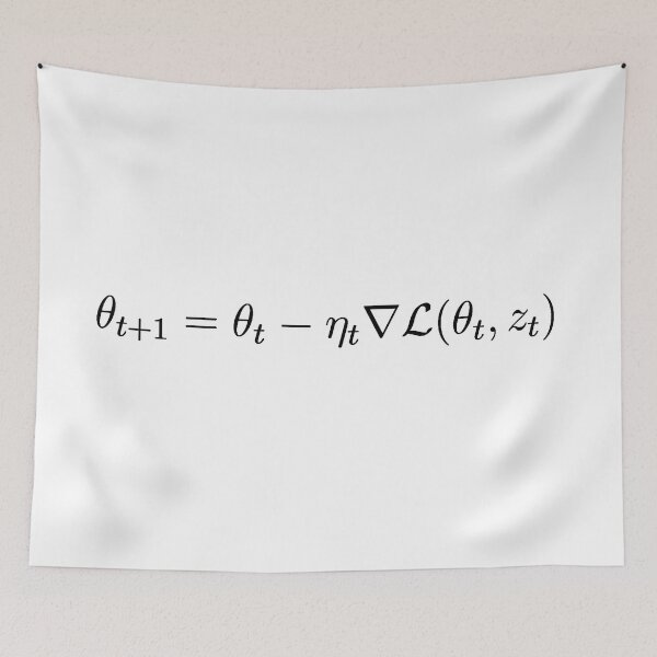 Item preview, the iteration step for stochastic gradient descent SGD designed and sold by NoetherSym.