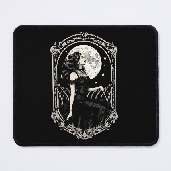 Item preview, Gothic Vintage Witch and Moon Astrology designed and sold by ResistNormality.