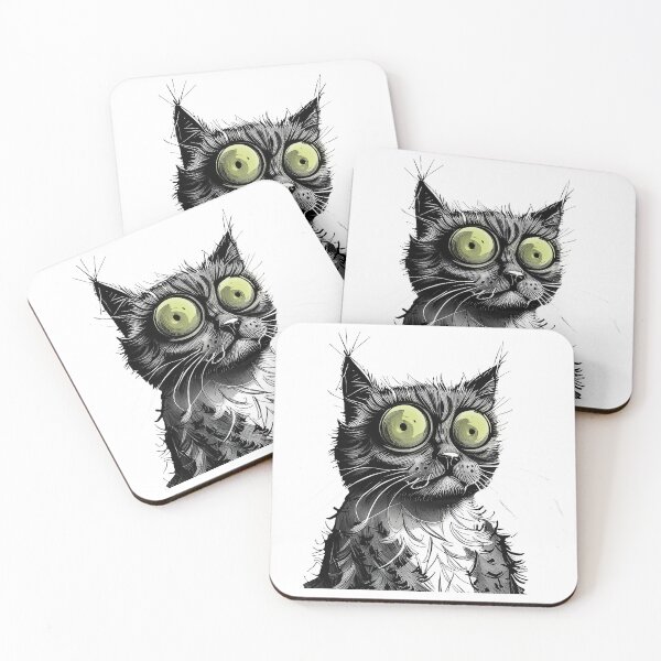 Item preview, Frazzled Cat designed and sold by ArtShare.