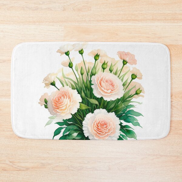 Item preview, Watercolor painting of carnation designed and sold by Harmonysens.