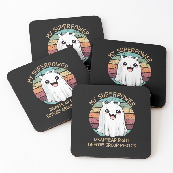 Item preview, My Superpower Disappear Right Before Group Photos- Ghost Llama Funny designed and sold by llamahuaska.