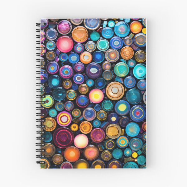 Item preview, Glass Mosaic: Kaleidoscope of Colorful Circles designed and sold by MyMerryMary.