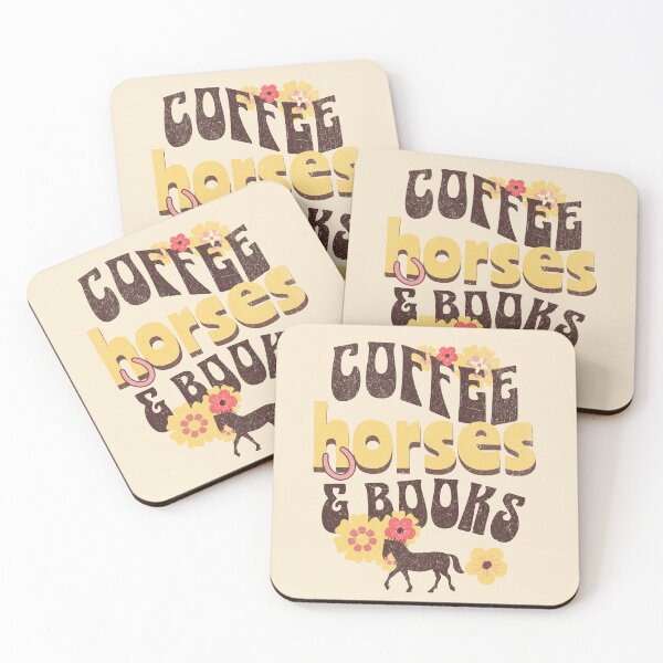 Item preview, Coffee Horses And Books designed and sold by LeosCloset.