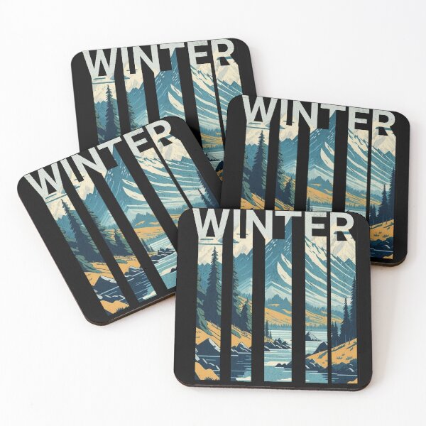 Item preview, Winter a modern landscape designed and sold by ThiagoSDantas.