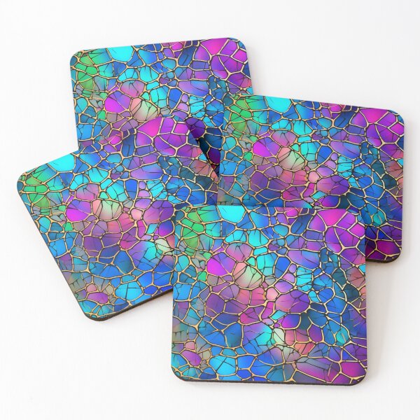 Item preview, Abstract mosaic in hydrographic style designed and sold by MyMerryMary.