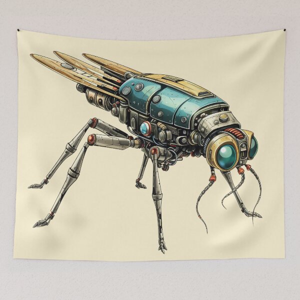 Item preview, Robotic atompunk fly designed and sold by angelf891.
