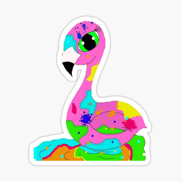 Item preview, Flamingo designed and sold by ArtByCryatal.
