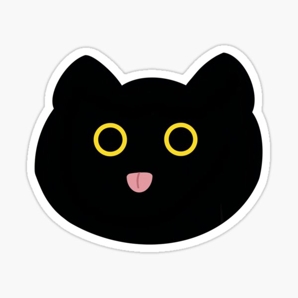 Void Blep Cat Glossy Sticker