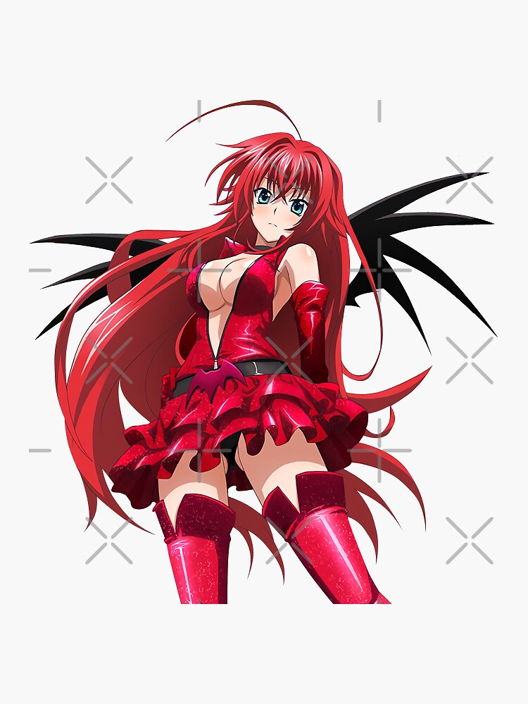 Rias Gremory High School DxD Glossy Sticker Anime Waterproof!