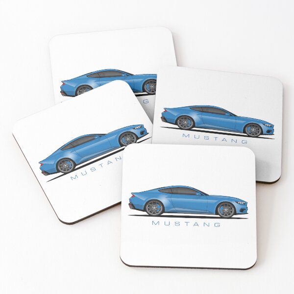Item preview, Mustang Blue Illustration designed and sold by blackdogshop.