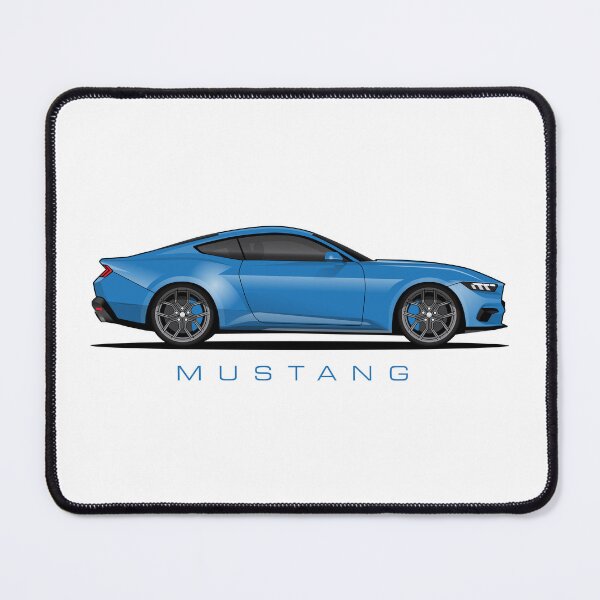 Item preview, Mustang Blue Illustration designed and sold by blackdogshop.