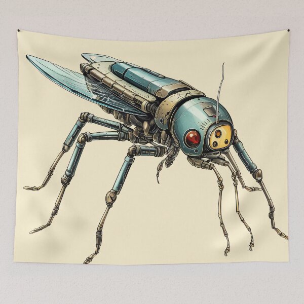 Item preview, Robotic atompunk mosquito designed and sold by angelf891.