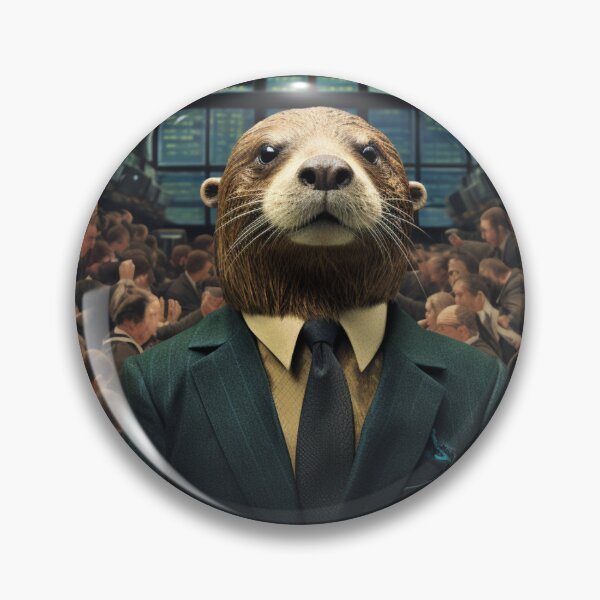 Item preview, Otter on Wall Street designed and sold by schamsyy.