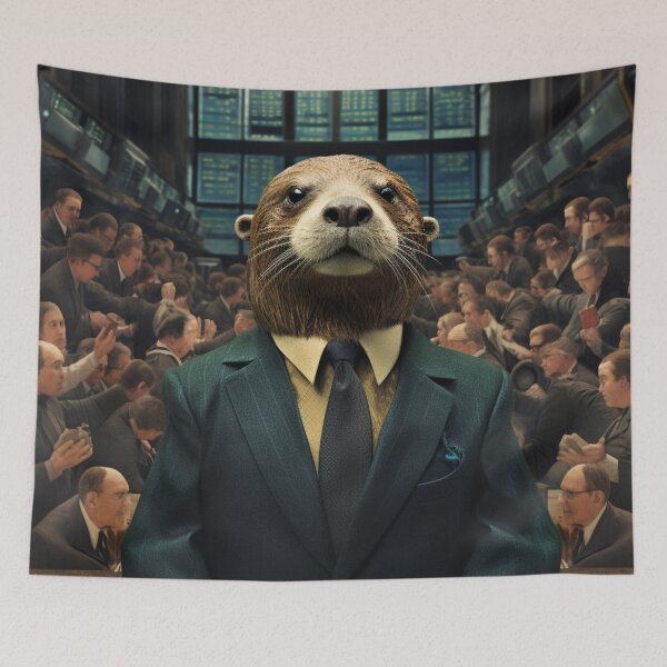 Item preview, Otter on Wall Street designed and sold by schamsyy.