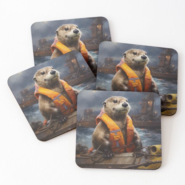 Item preview, An otter day at the docks designed and sold by schamsyy.