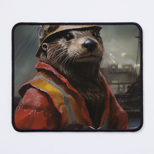 Item preview, An otter day an otter hard hat designed and sold by schamsyy.