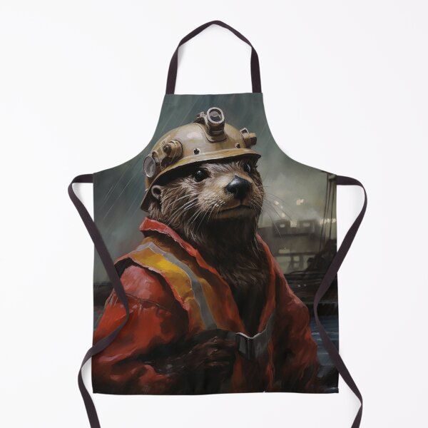 Item preview, An otter day an otter hard hat designed and sold by schamsyy.