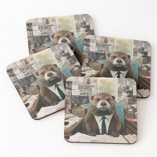 Item preview, An otter day in the office designed and sold by schamsyy.