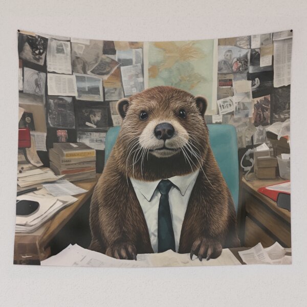Item preview, An otter day in the office designed and sold by schamsyy.