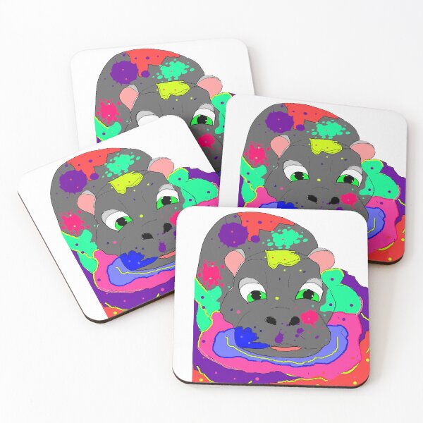 Item preview, Hippy the hippo designed and sold by ArtByCryatal.
