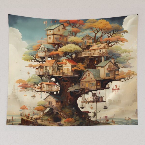 Item preview, Tree Abode designed and sold by Onnnit.