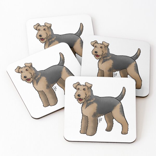 Item preview, Dog - Airedale Terrier - Grizzle and Tan designed and sold by Jennifer Stolzer.
