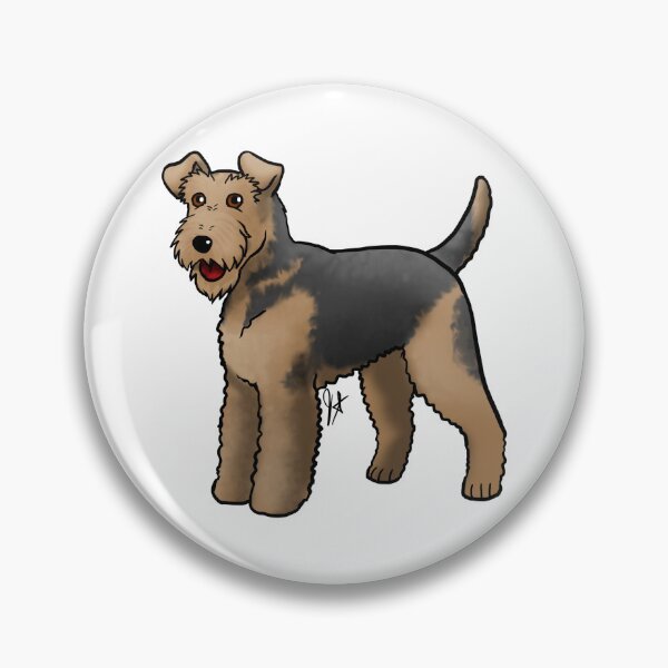 Item preview, Dog - Airedale Terrier - Grizzle and Tan designed and sold by Jennifer Stolzer.
