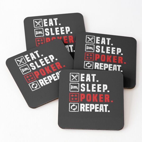 Item preview, Casino Poker Player Eat Sleep Poker Repeat Poker Card Player  designed and sold by JameMJarrett.