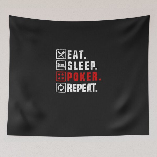 Item preview, Casino Poker Player Eat Sleep Poker Repeat Poker Card Player  designed and sold by JameMJarrett.