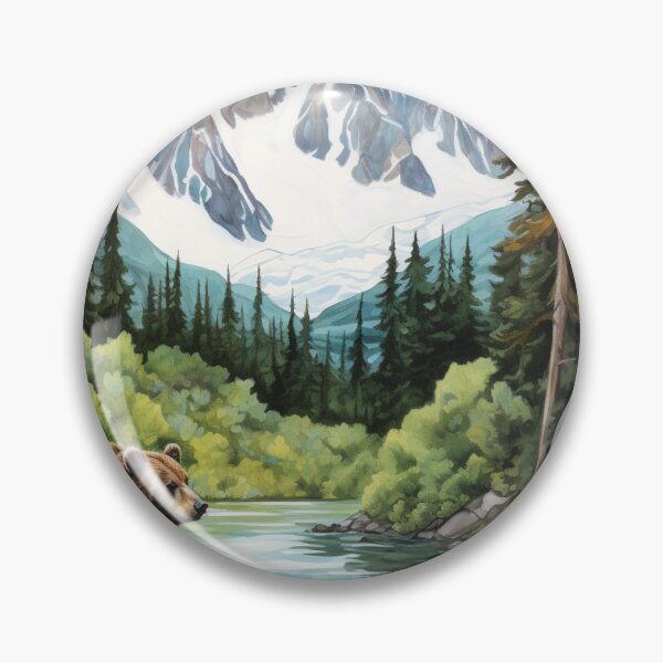 Item preview, A bear in the mountains designed and sold by schamsyy.