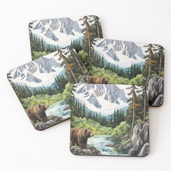 Item preview, A bear in the mountains designed and sold by schamsyy.