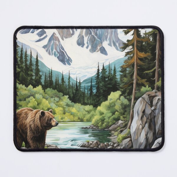 Item preview, A bear in the mountains designed and sold by schamsyy.