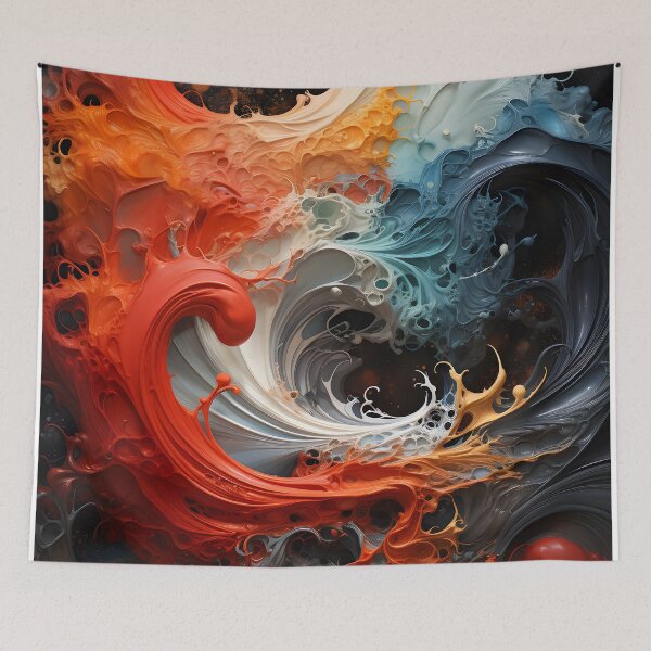 Item preview, Ebru Abstract Art 9 designed and sold by Maxouniverse.