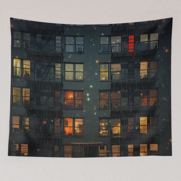 Item preview, Matte window pattern in New York designed and sold by schamsyy.