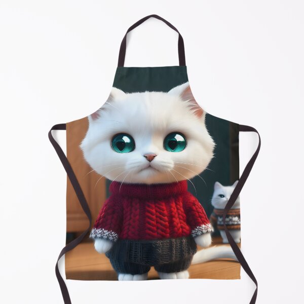 Artikelvorschau, Katze im Strickpullover - moderne digitale Kunst entworfen und verkauft von Ai-michiart.
