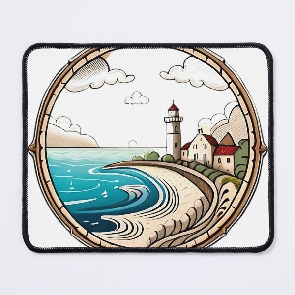 Item preview, A whimsical mermaid with a sketch style designed and sold by Arnadn.