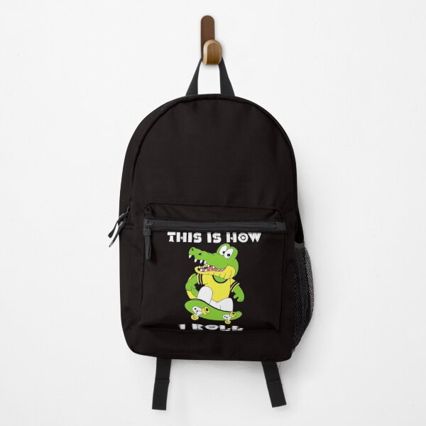 Item preview, Funny Alligator Crocodile This Is How I Roll Skateboard designed and sold by MagicSD Designs.
