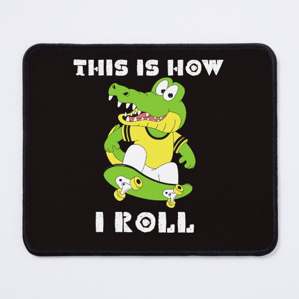 Item preview, Funny Alligator Crocodile This Is How I Roll Skateboard designed and sold by MagicSD Designs.