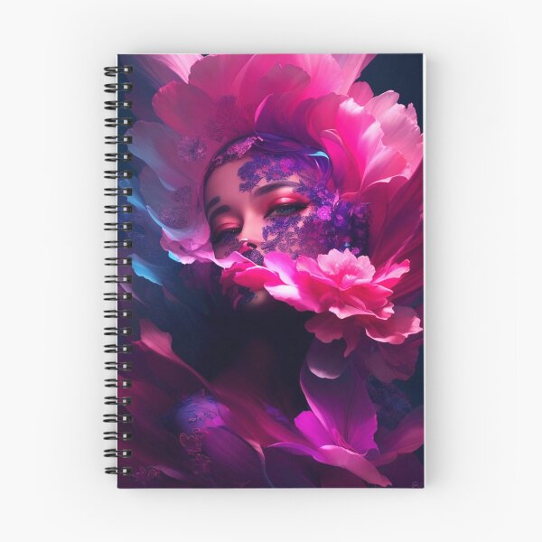 Item preview, lady hidden in flowers designed and sold by ArtfullMinds.
