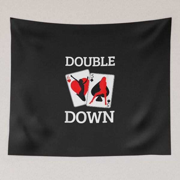 Item preview, Double Down Blackjack  - Gambling Playing Card  designed and sold by AdrienneMLittle.