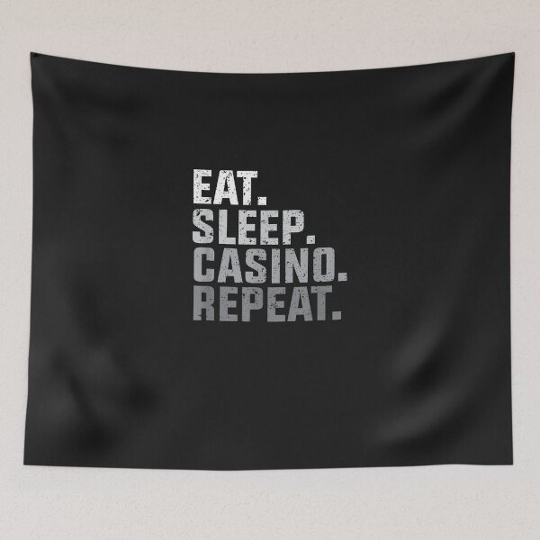 Item preview, Eat Sleep Casino Repeat  - He Gambling Gift S designed and sold by AdrienneMLittle.