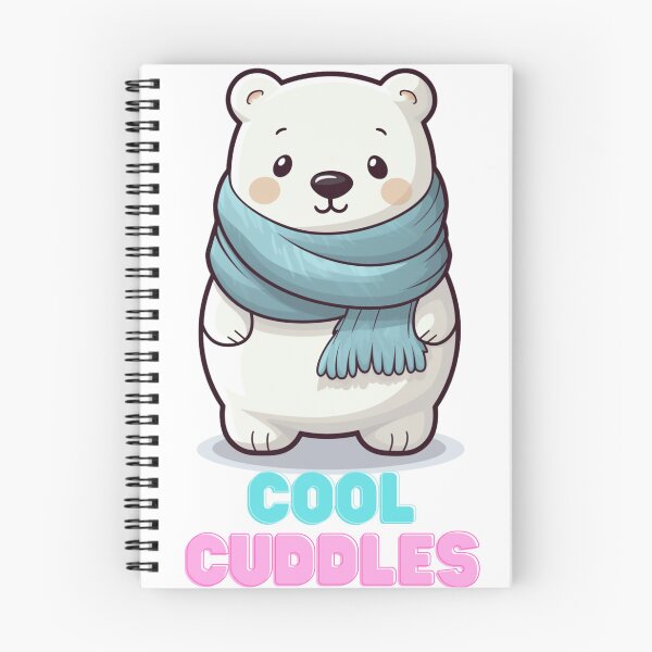 Item preview, Lindo Oso Polar Kawaii con Bufanda de Invierno 2 designed and sold by tomohawk64.
