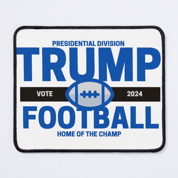 Item preview, Trump Football Presidential division blue designed and sold by Hiremeamerica.