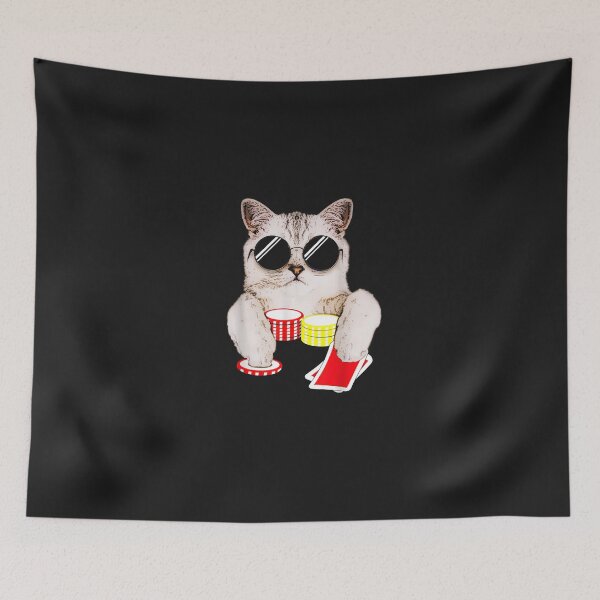 Item preview, Exas Holdem Poker Cat  designed and sold by AdrienneMLittle.