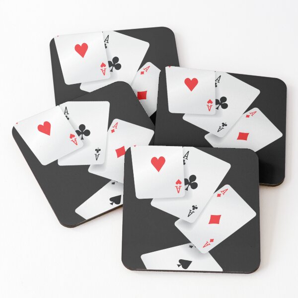 Item preview, Four Aces Poker Pro Lucky Player Winner Costume Hand Gifts    designed and sold by AdrienneMLittle.