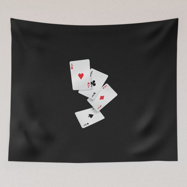 Item preview, Four Aces Poker Pro Lucky Player Winner Costume Hand Gifts    designed and sold by AdrienneMLittle.
