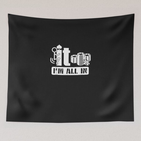 Item preview, Fuck It I'm All In Casino Poker Chips Funny Card Player Gift  designed and sold by AdrienneMLittle.