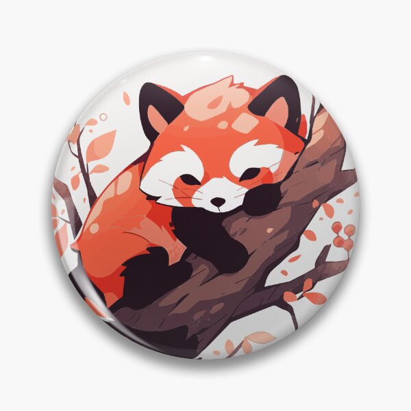 Item preview, Red panda sleeping in a tree designed and sold by etherElric.