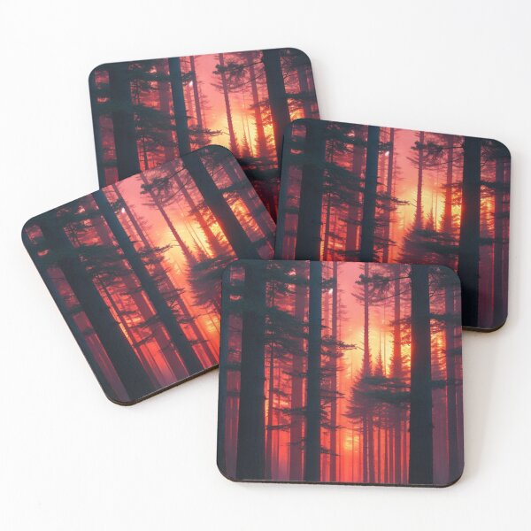 Item preview, Red forest designed and sold by ArtfullMinds.