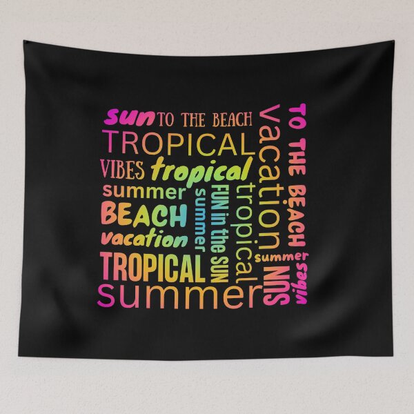 Item preview, SUMMER WORD ART - To The Beach, Pacific Ocean, Vacay Mood, Sunset, Beach designed and sold by Sun Sand & Sea Art.